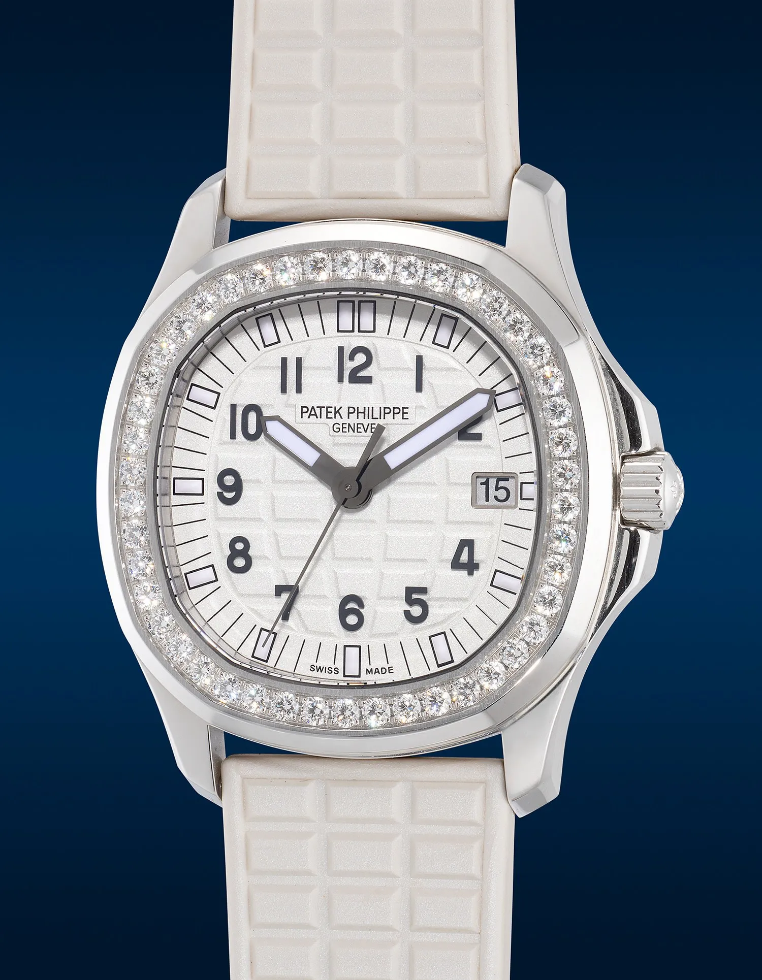 Patek Philippe Aquanaut 5067A-024 35.5mm Stainless steel and Diamond White