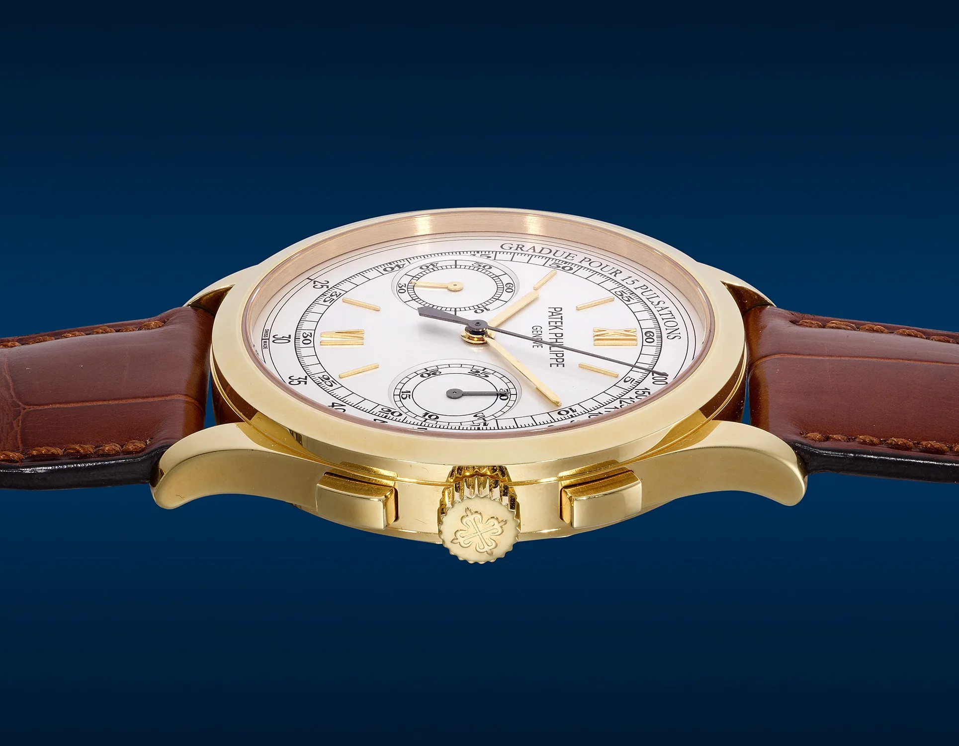 Patek Philippe Chronograph 5170J-001 39.5mm Yellow gold Silver 3