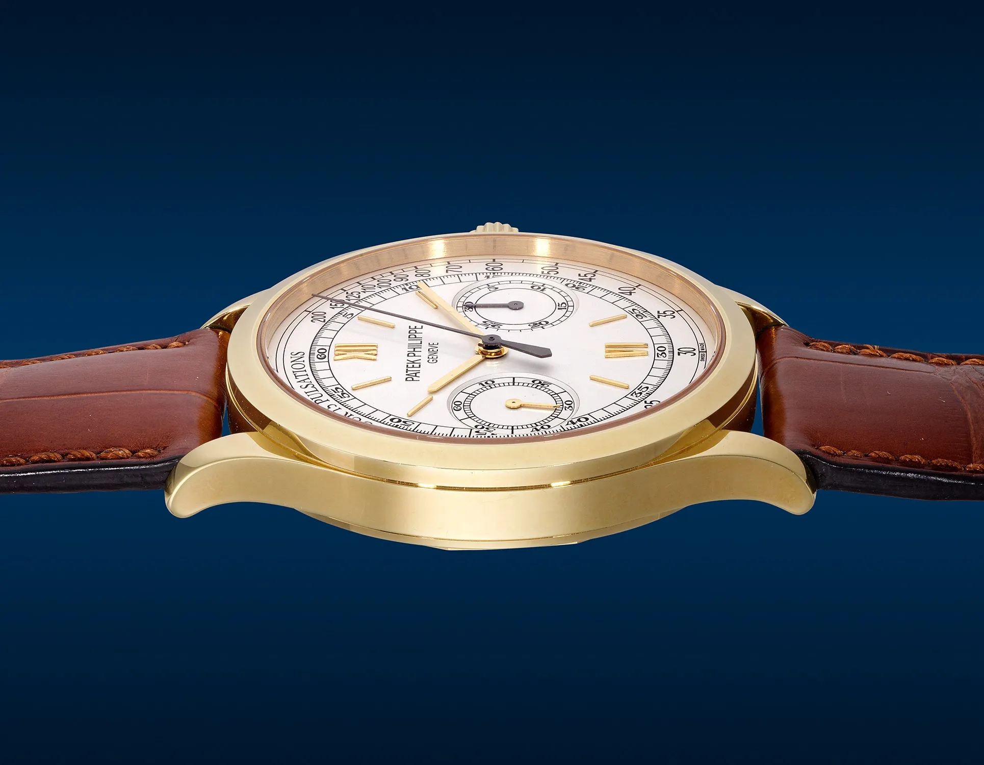 Patek Philippe Chronograph 5170J-001 39.5mm Yellow gold Silver 4