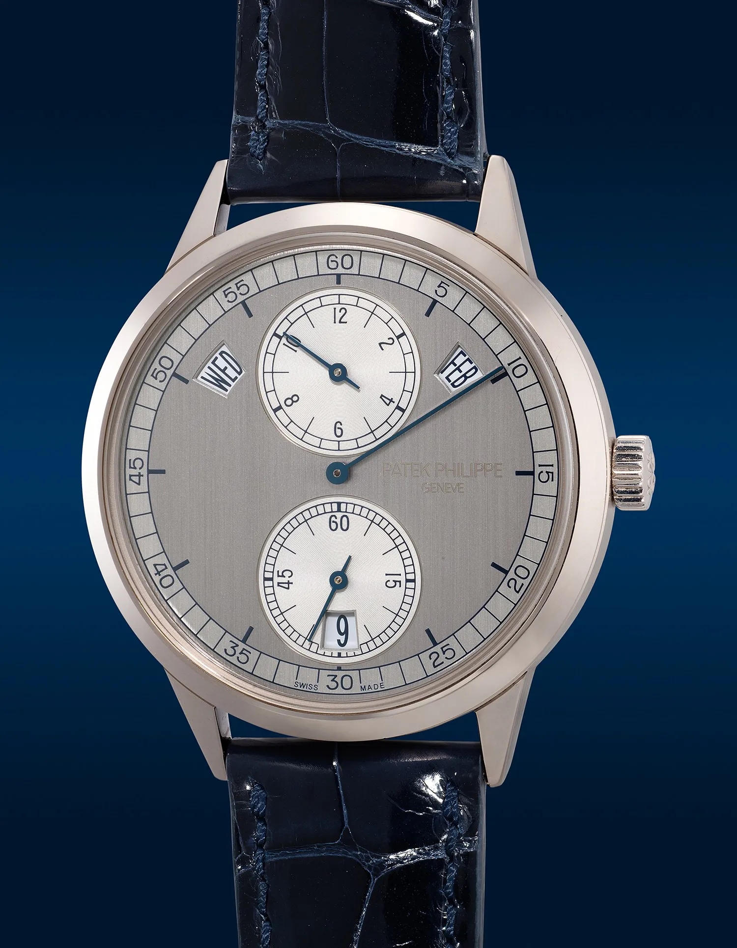 Patek Philippe Annual Calendar Regulator 5235G-001 40.5mm White gold Silver