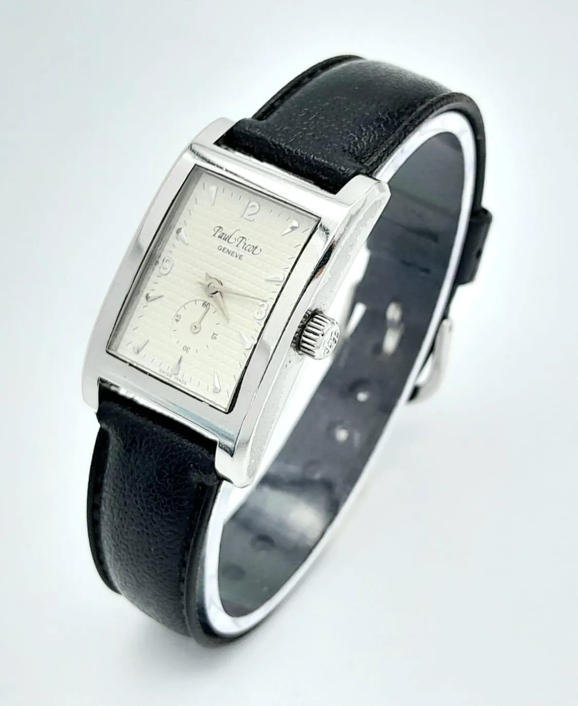 Paul Picot 23mm Stainless steel White