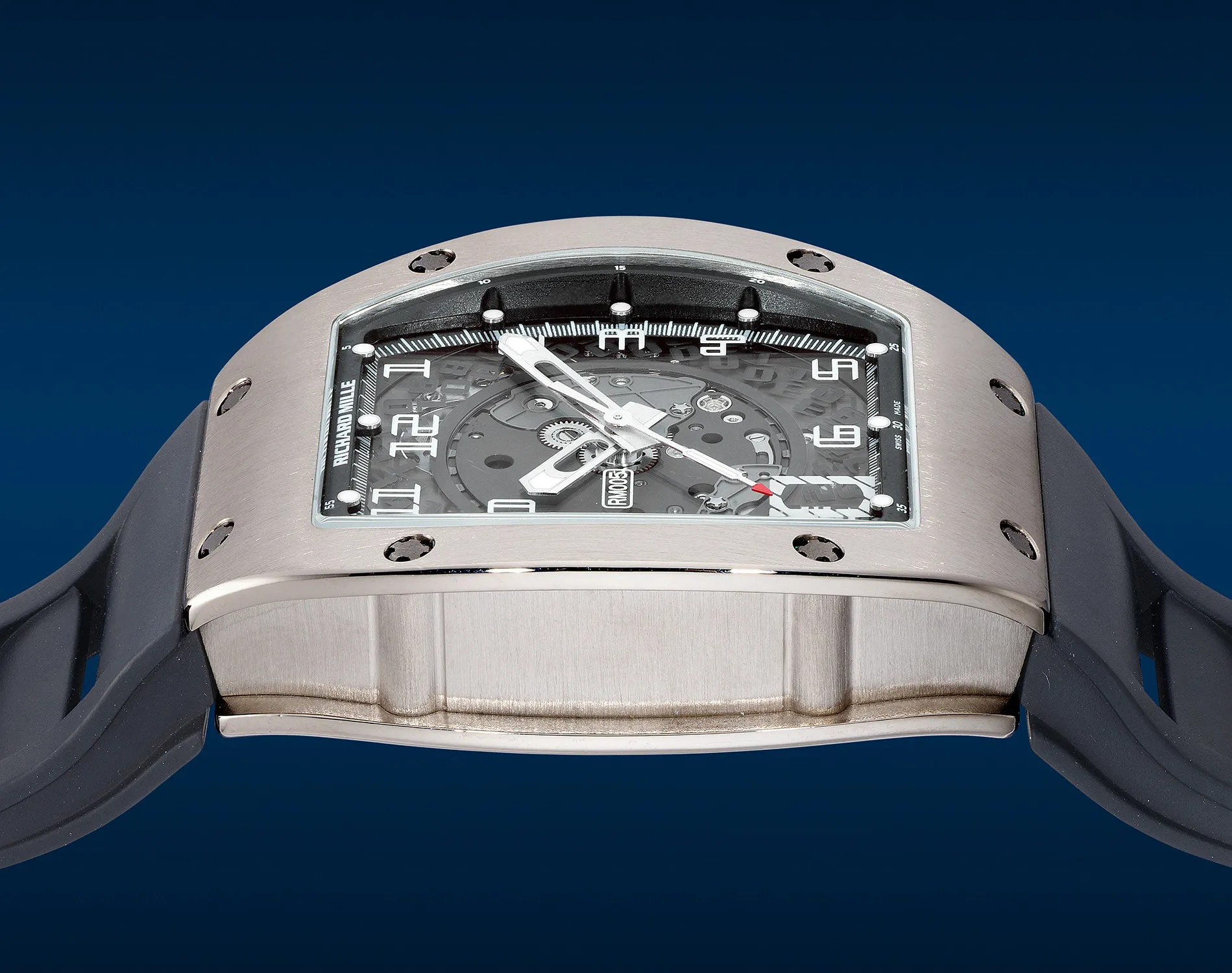 Richard Mille RM 005 RM005 AF WG 38mm White gold Semi-skeletonized 4