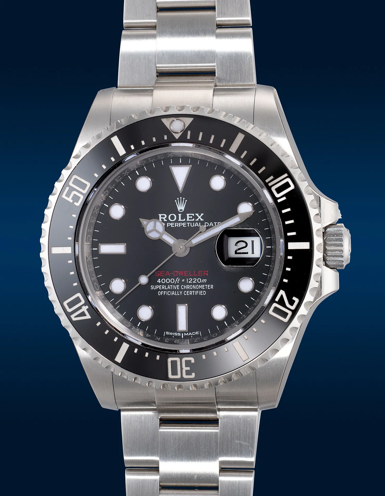 Rolex Sea-Dweller 126600 43mm Stainless steel Black