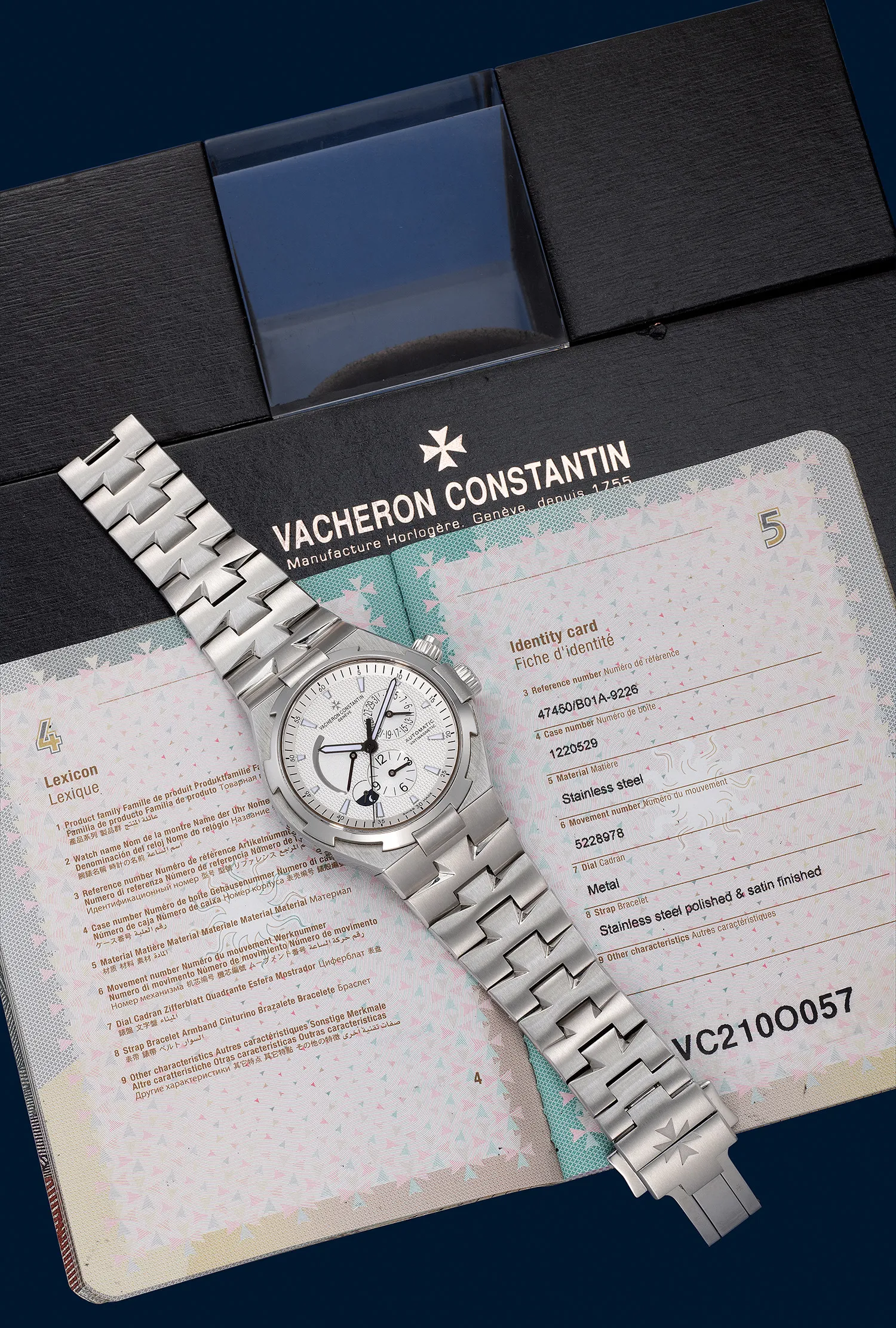 Vacheron Constantin Overseas Dual Time 47450/B01A-9226 42mm Stainless steel White 1