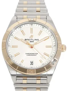 Breitling Chronomat U10380 36mm Yellow gold Weiß