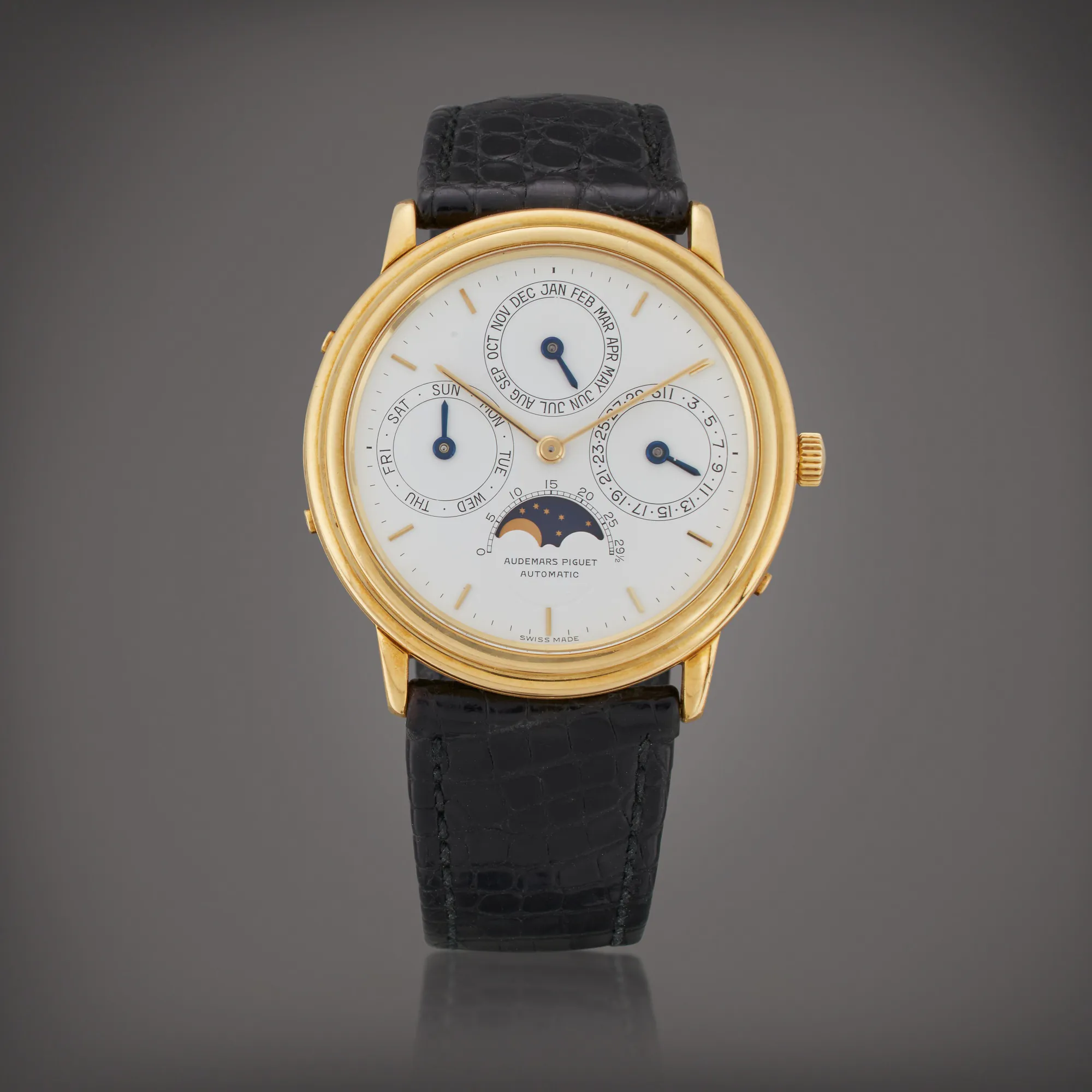 Audemars Piguet Quantiême Perpetual 36mm Yellow gold White 1