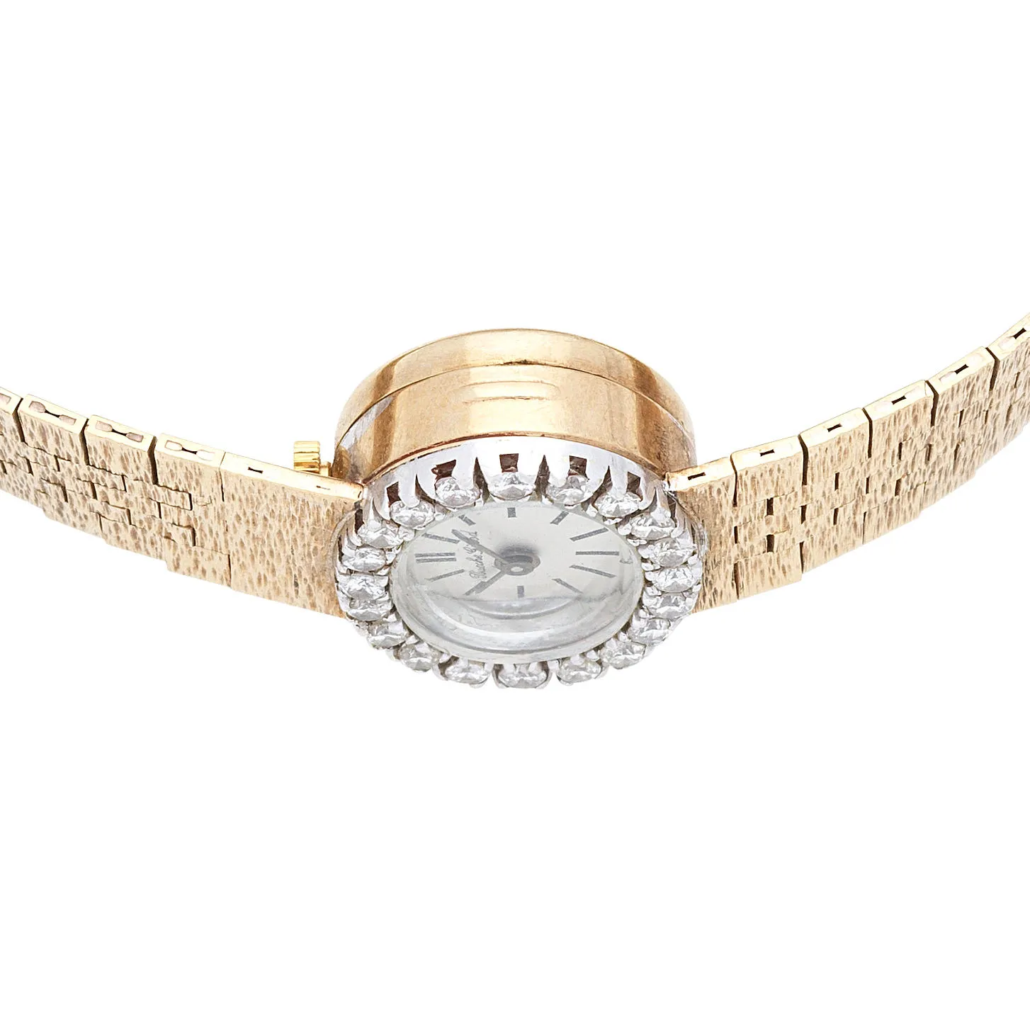 Bueche-Girod 19mm Yellow gold and Diamond Silver 4