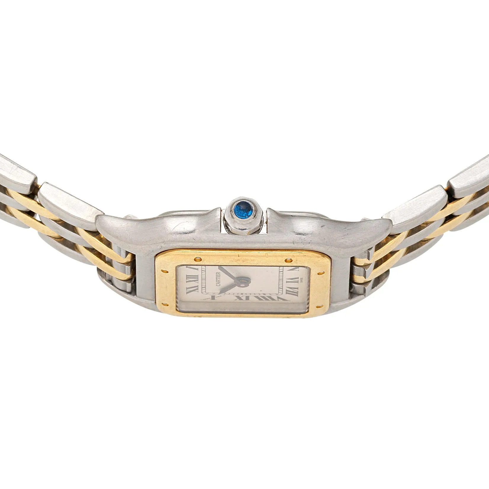 Cartier Panthère 1120 22mm Yellow gold and stainless steel Silver 2