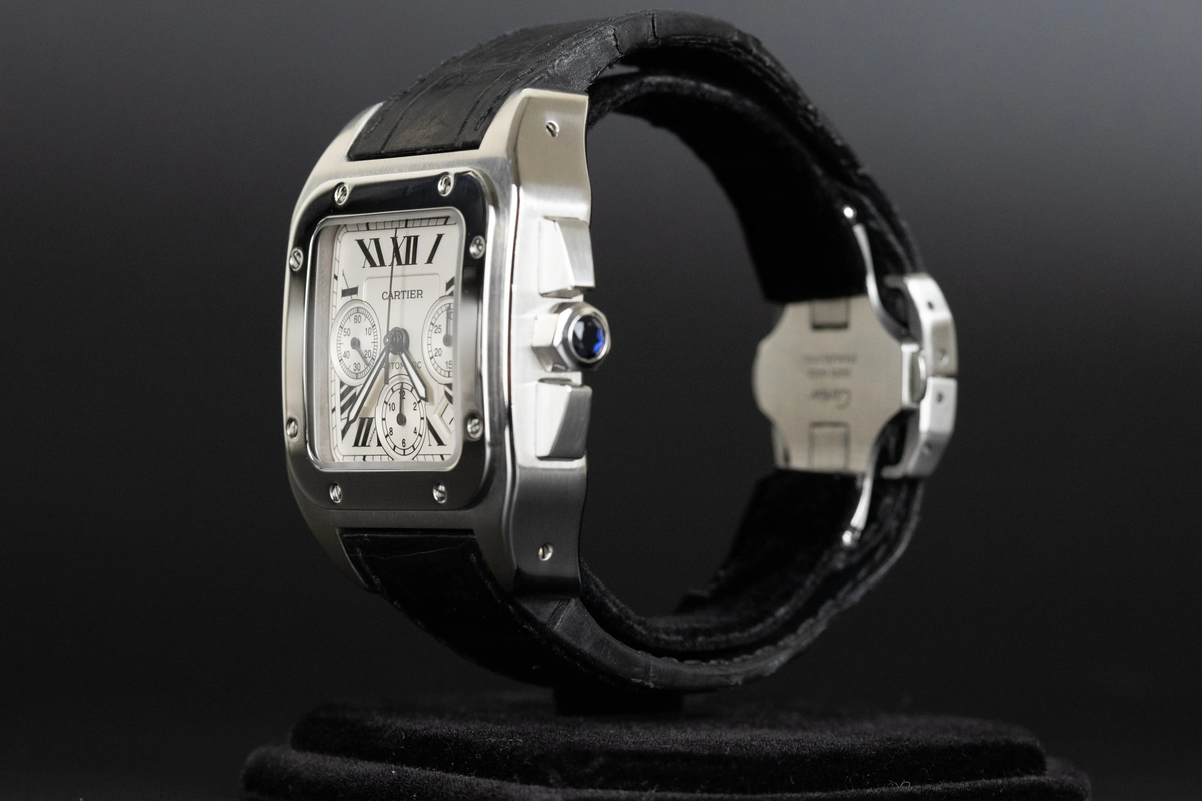 Cartier Santos W20090X8 42mm Stainless steel White 1