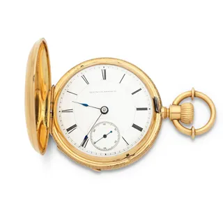 Illinois Watch Company Currier Yellow gold White