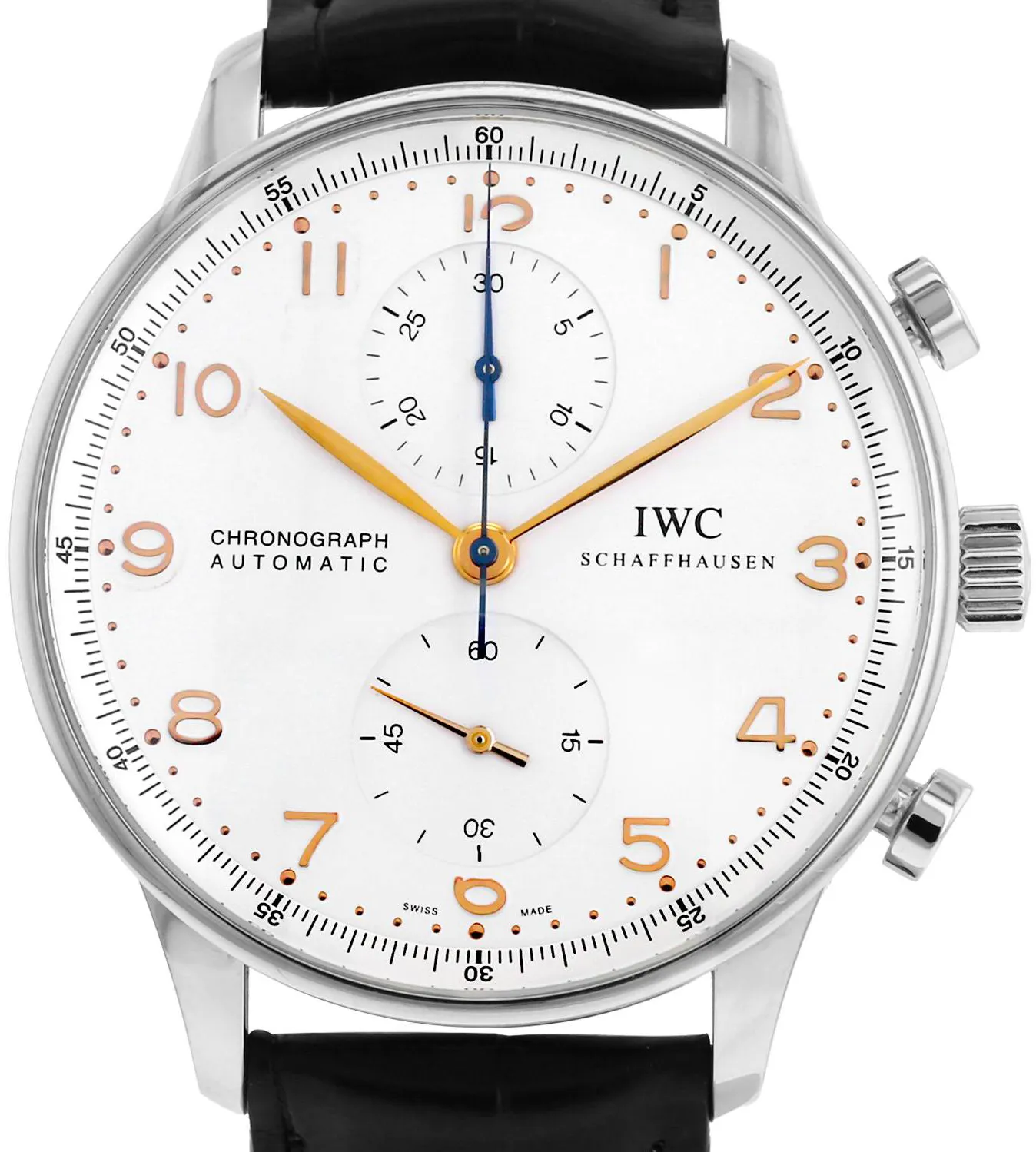 IWC Portugieser Chronograph 3714 41mm Stainless steel Silver