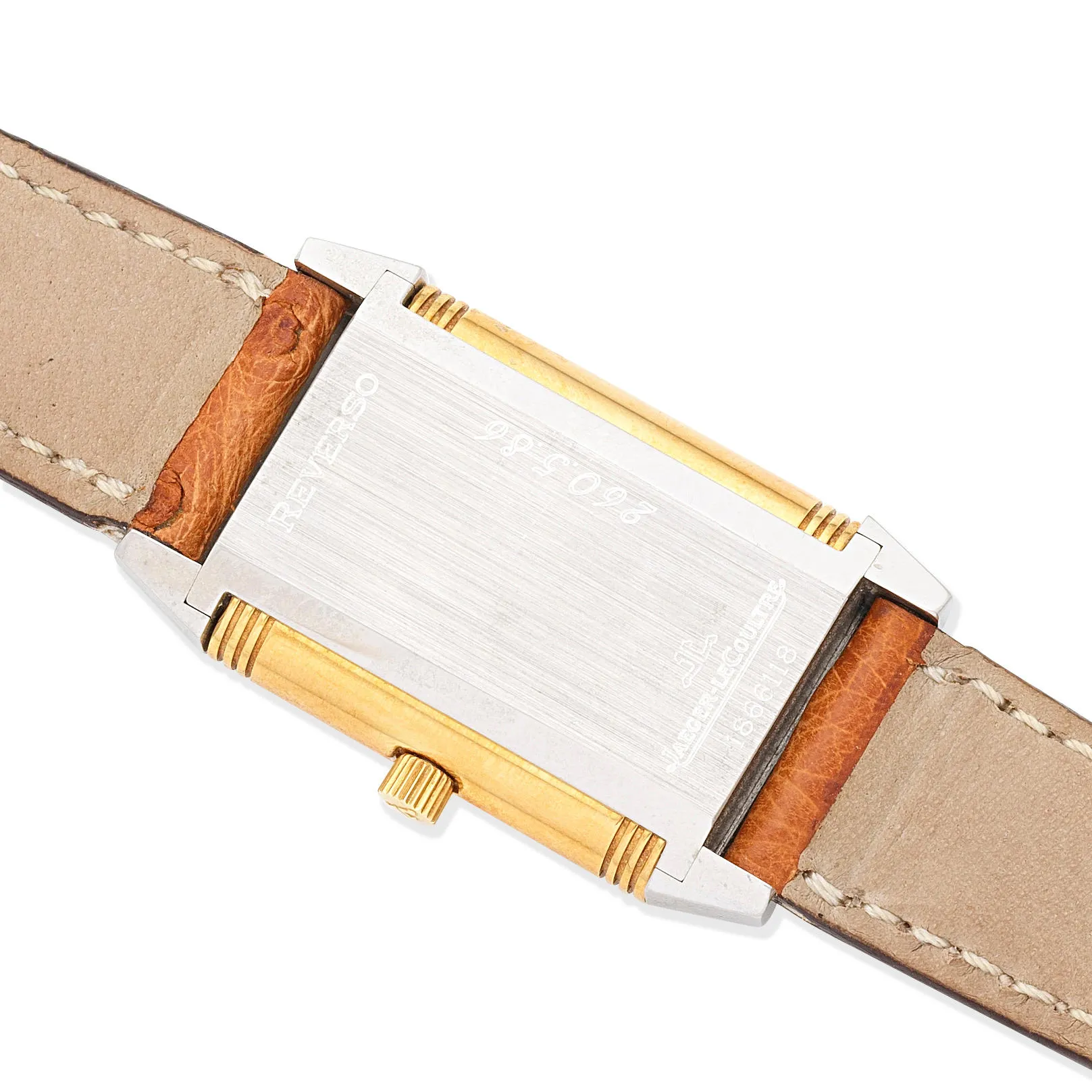 Jaeger-LeCoultre Reverso 260.5.86 19mm Yellow gold and stainless steel Silver 3
