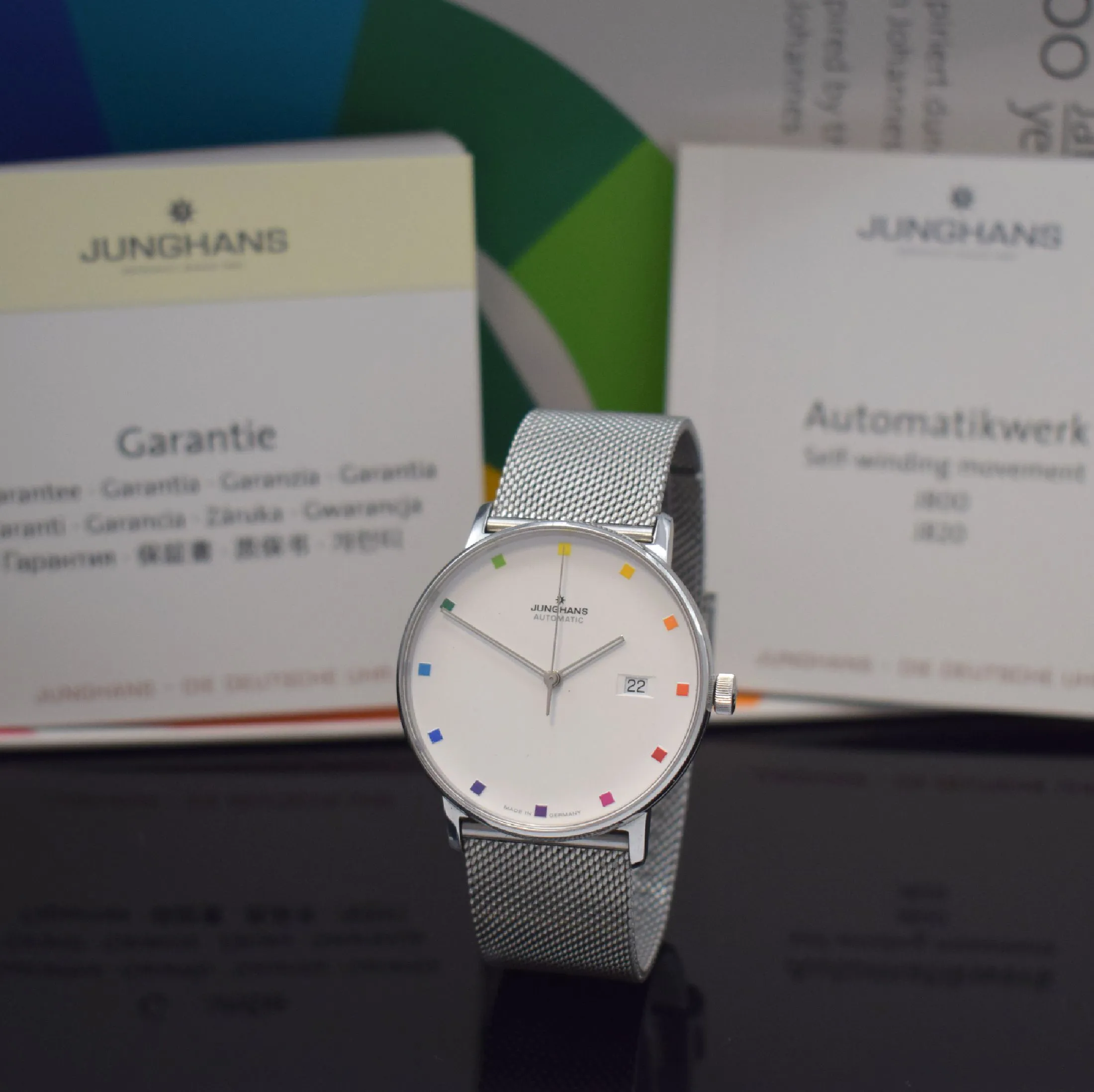 Junghans FORM A 39mm Stainless steel White