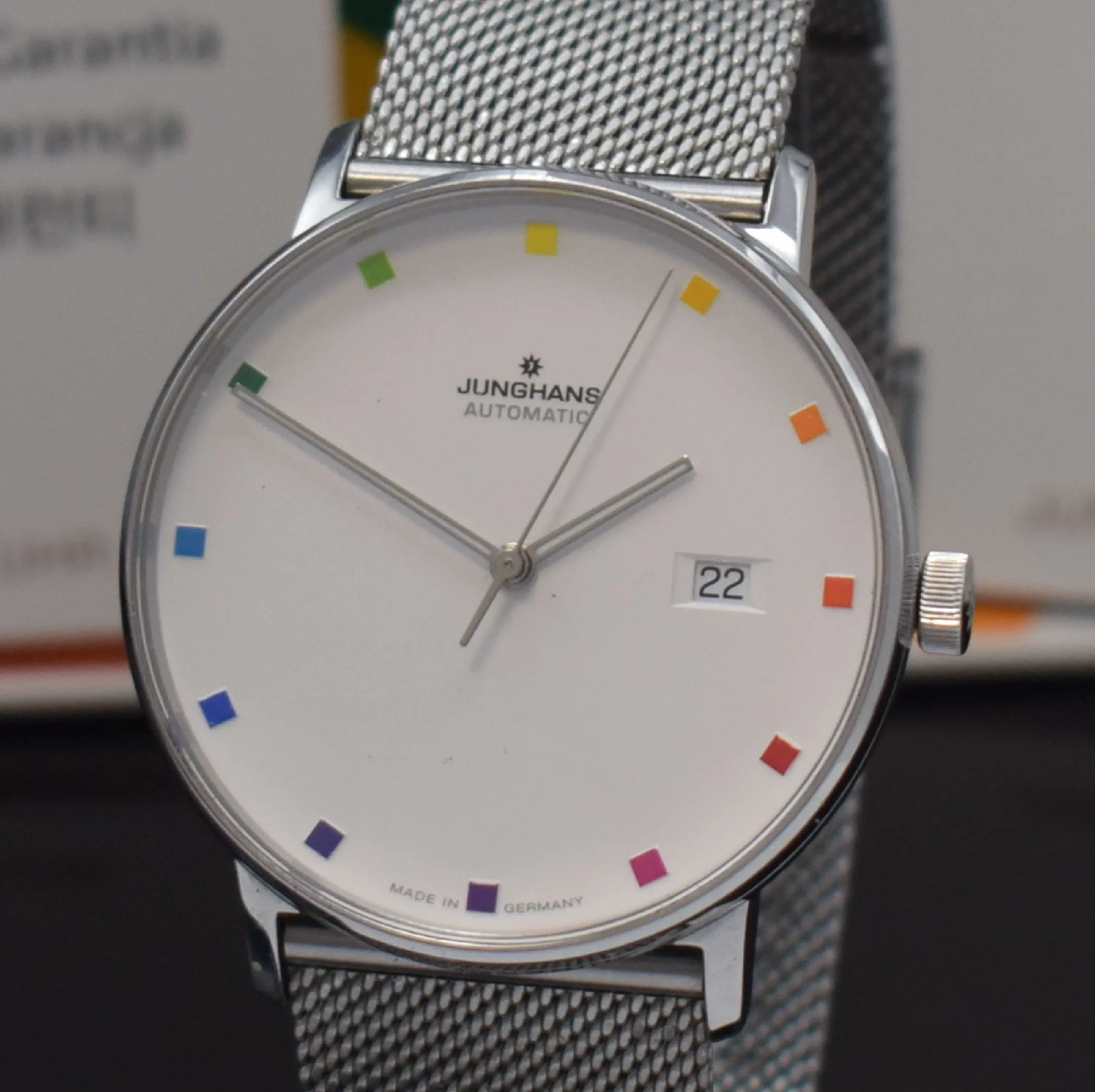 Junghans FORM A 39mm Stainless steel White 1