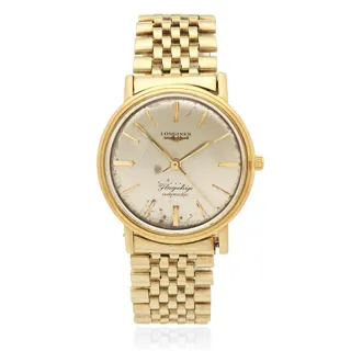 Longines Flagship 3404 Yellow gold Silver