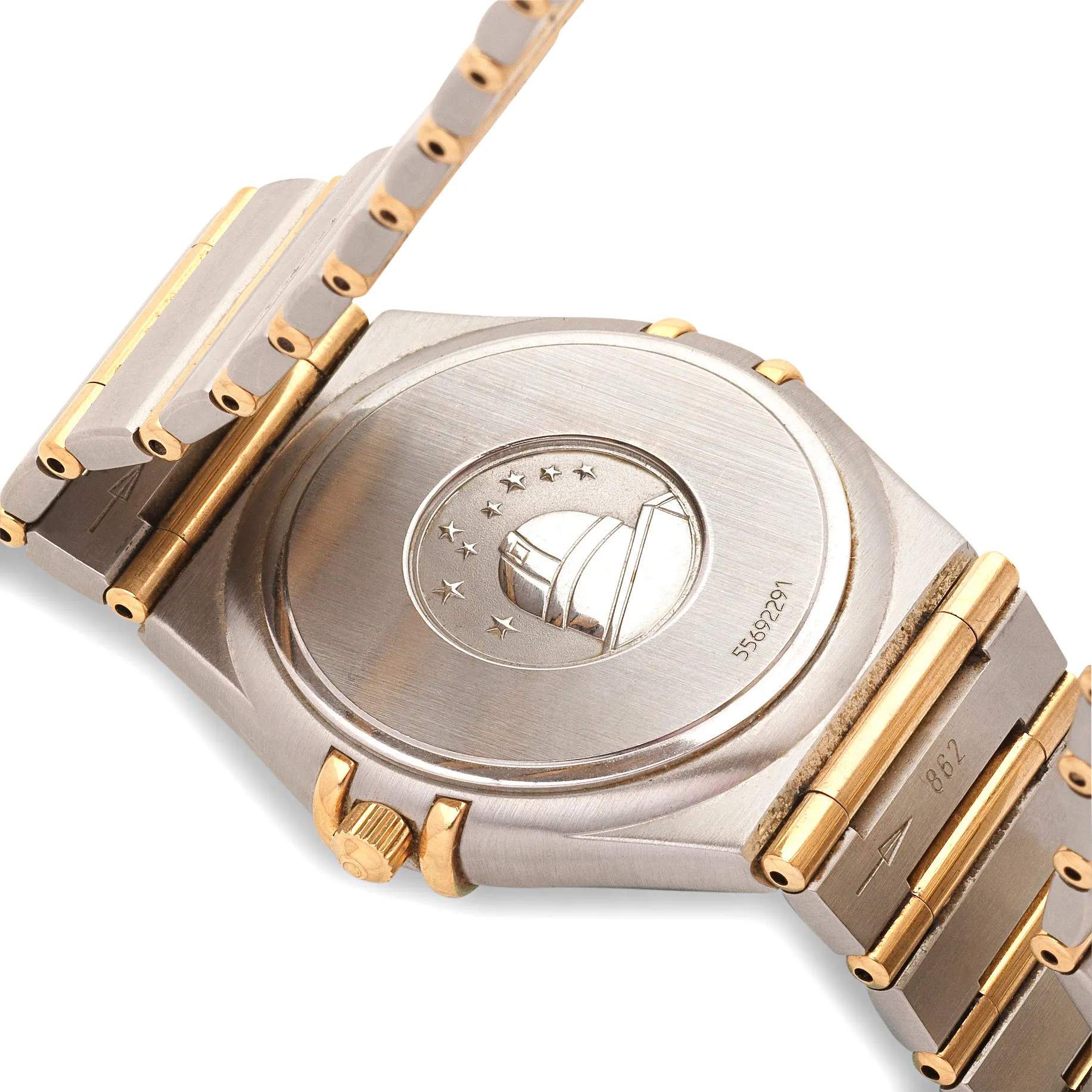 Omega Constellation Quartz 396.1201 32mm Yellow gold and Stainless steel White 1