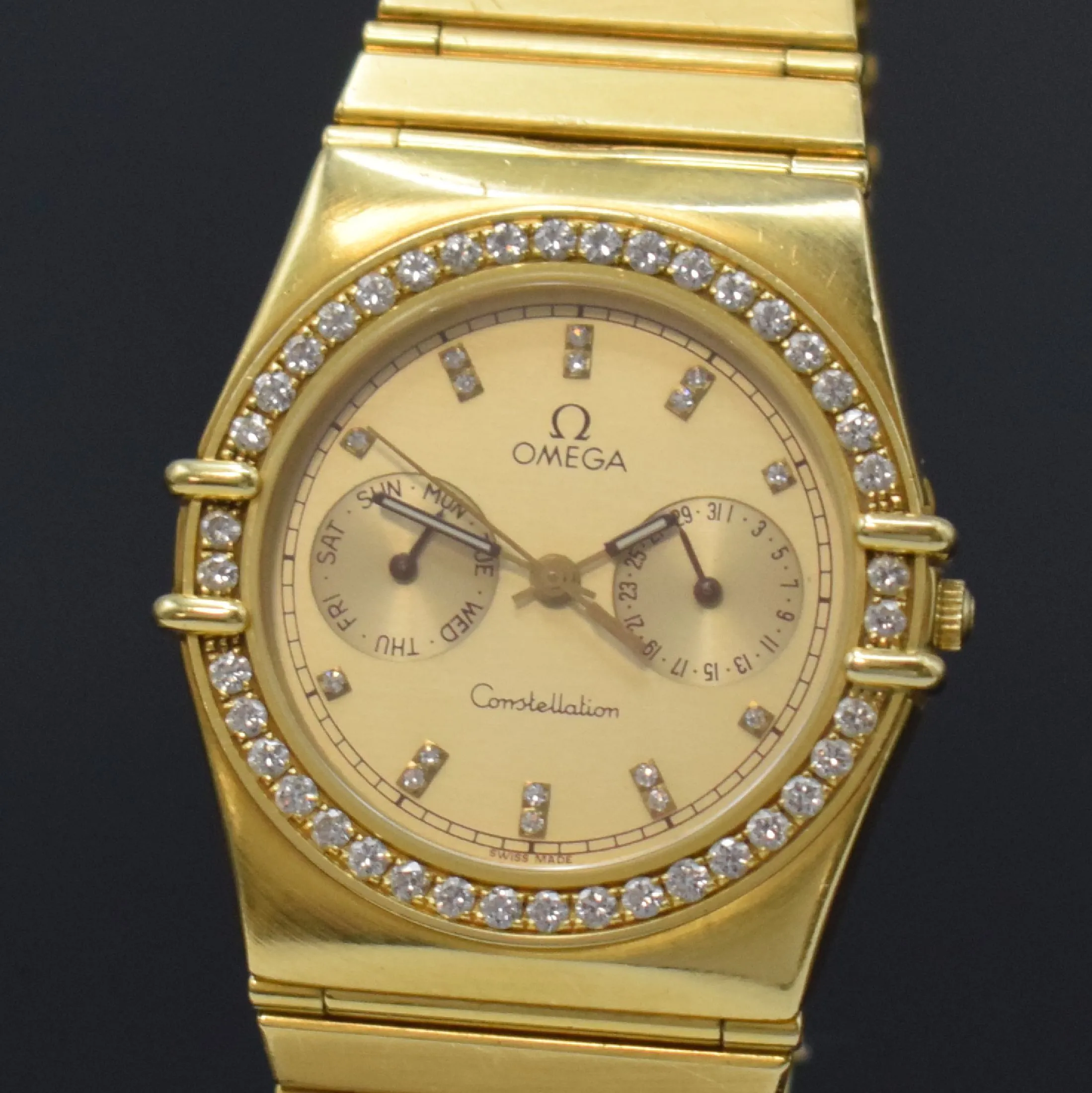 Omega Constellation 4961070 34mm Yellow gold and Diamond Gilt 1