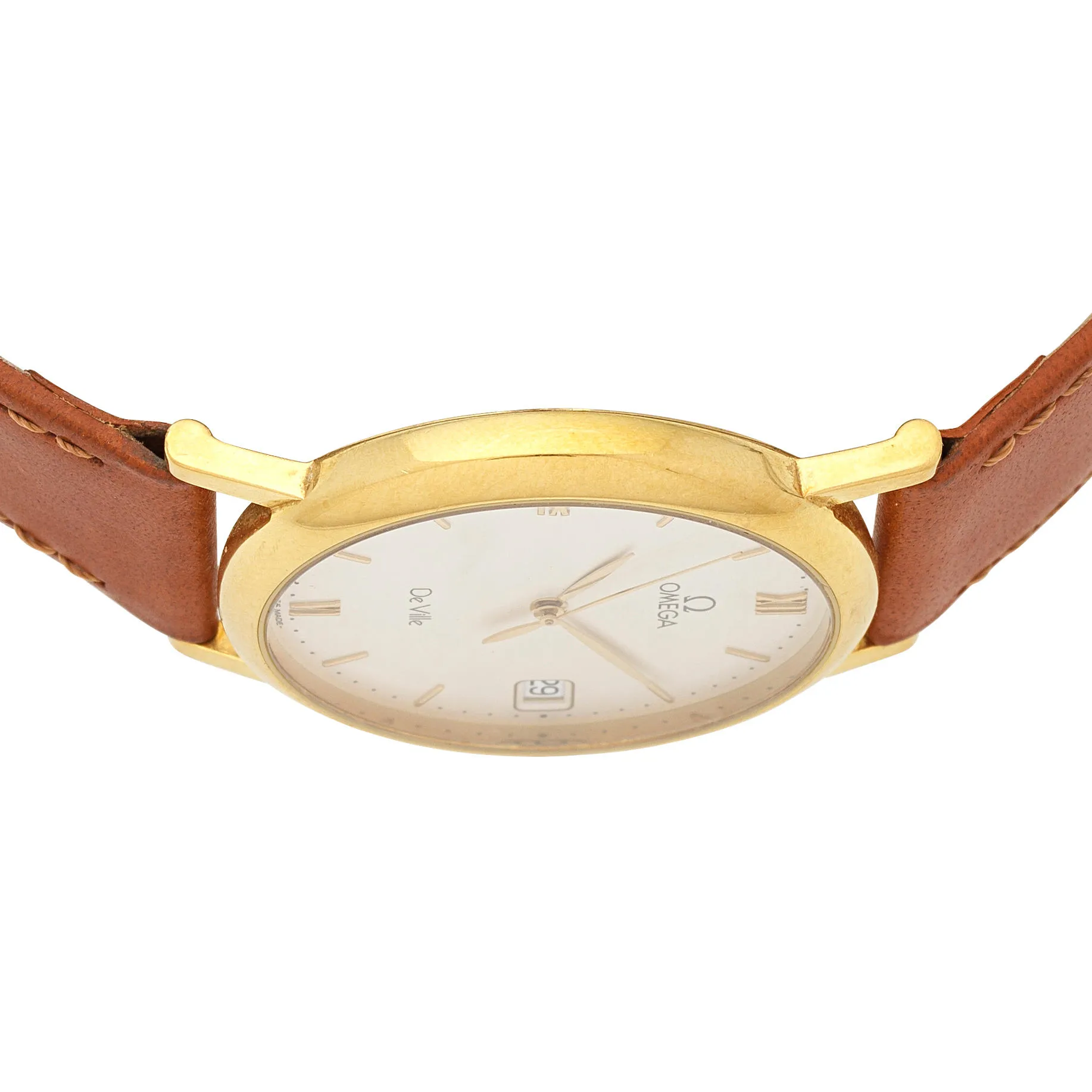 Omega De Ville 196.2432 32mm Yellow gold Silver 2