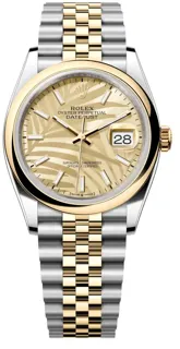 Rolex Datejust 36 126203-0037 Yellow gold and Stainless steel Champagne