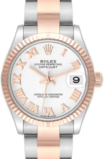 Rolex Datejust 278271 Rose gold and Stainless steel White