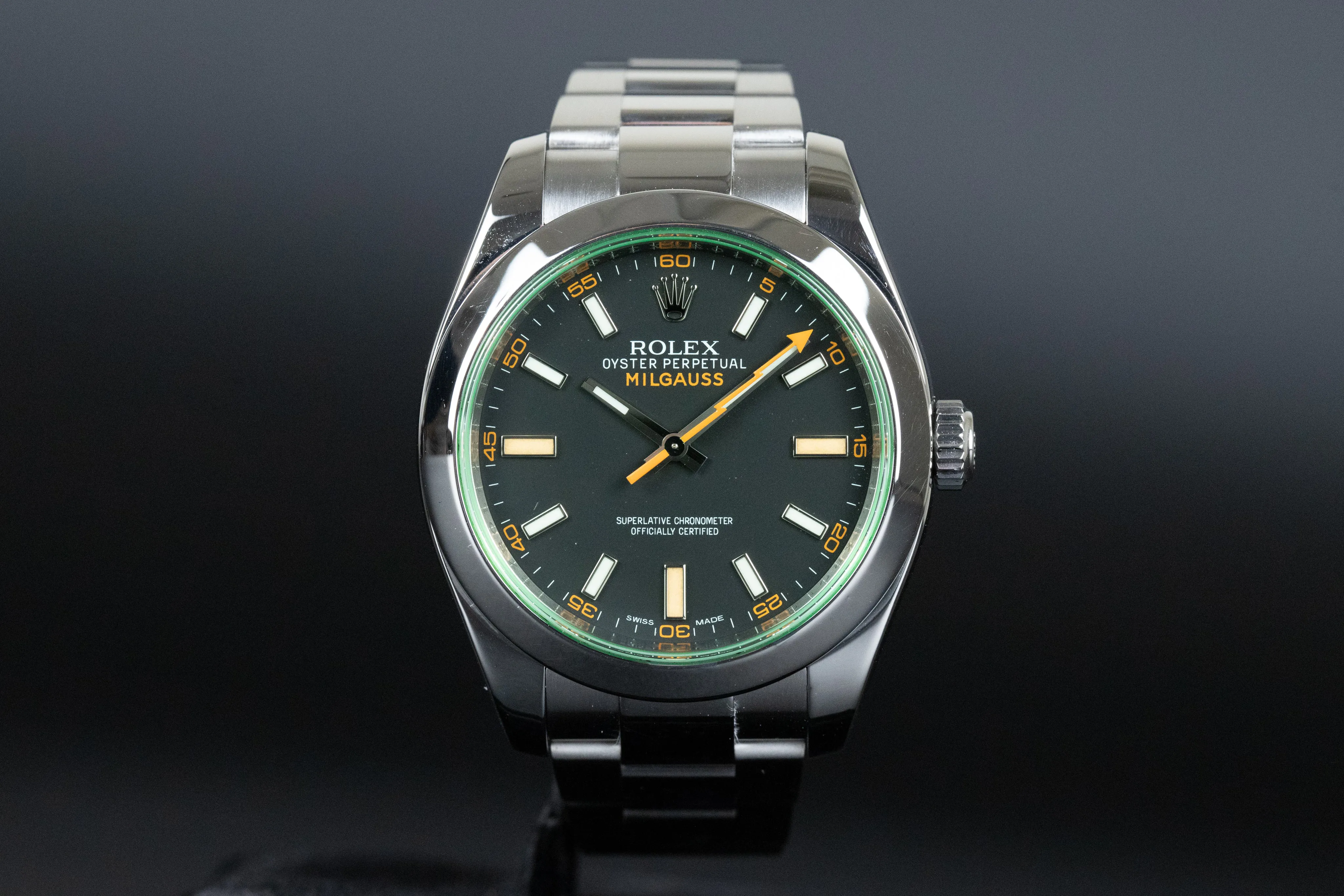 Rolex Milgauss 116400 V 40mm Stainless steel Black V