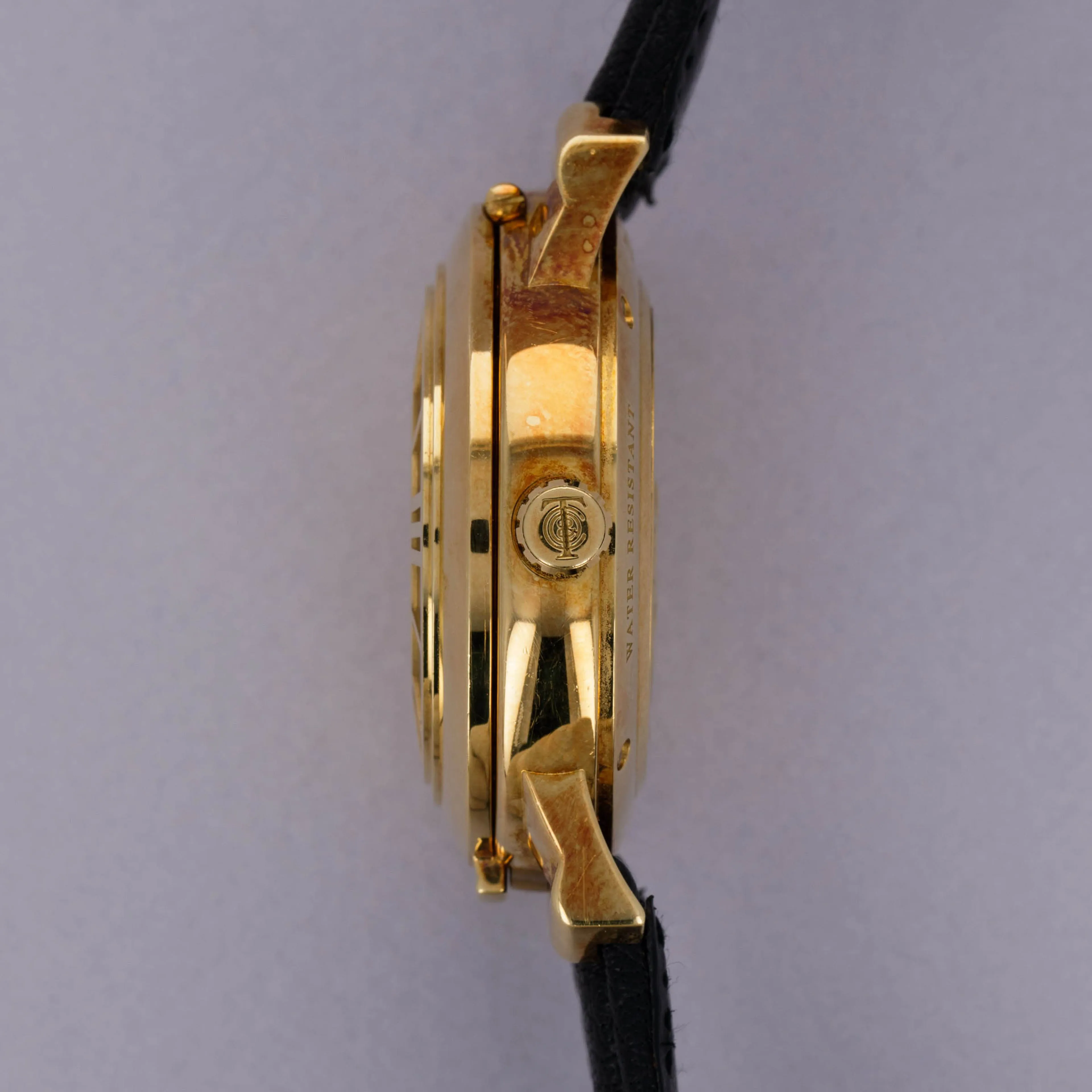 Tiffany Atlas Demi Hunter 37mm Yellow gold Champagne 9