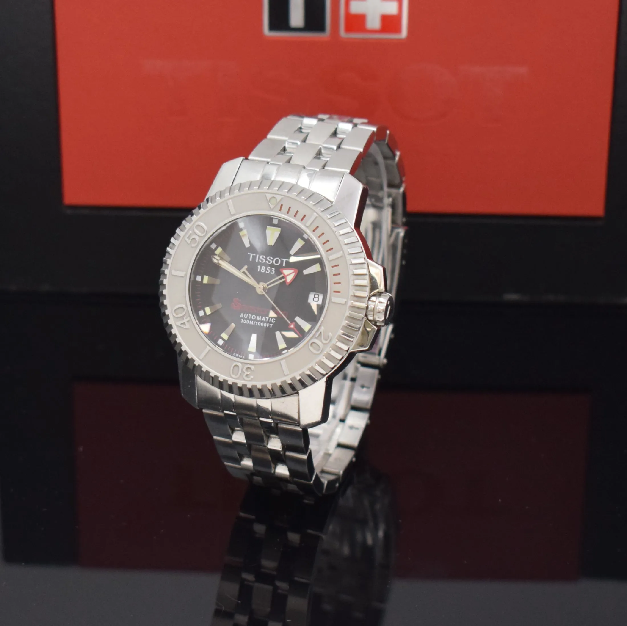 Tissot Seastar 1000 A464/564 44mm Stainless steel Black