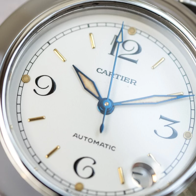 Cartier Pasha 2324 35mm Stainless steel White 5