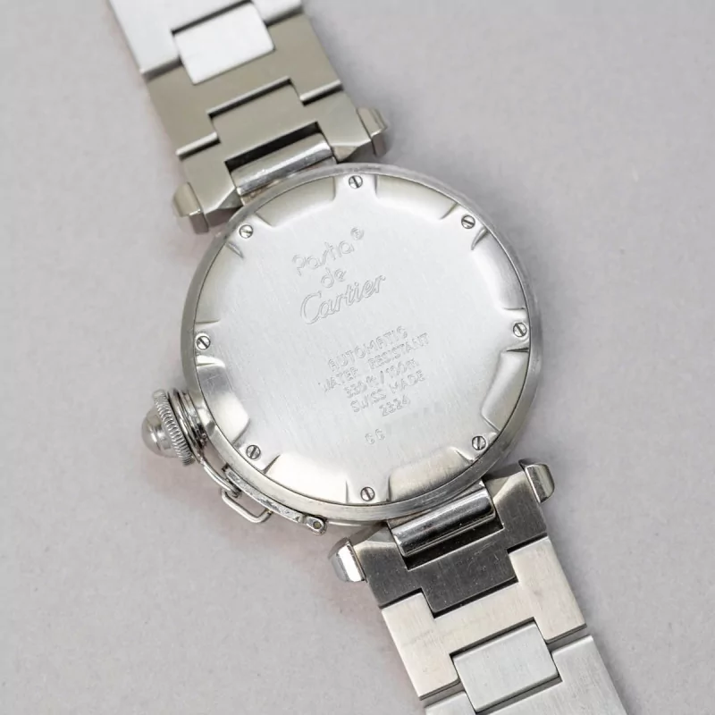 Cartier Pasha 2324 35mm Stainless steel White 9