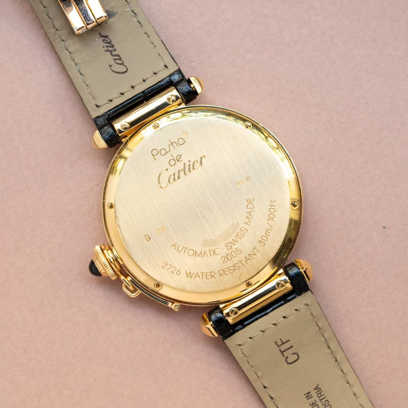 Cartier Pasha 2726 42mm Yellow gold White 8