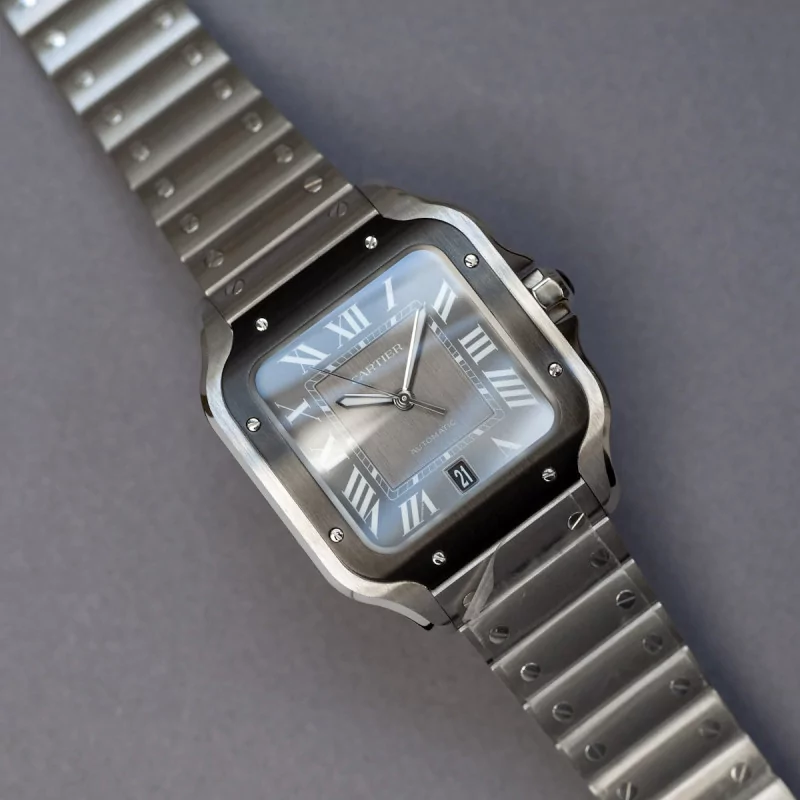 Cartier Santos WSSA0037 40mm Stainless steel Gray 1