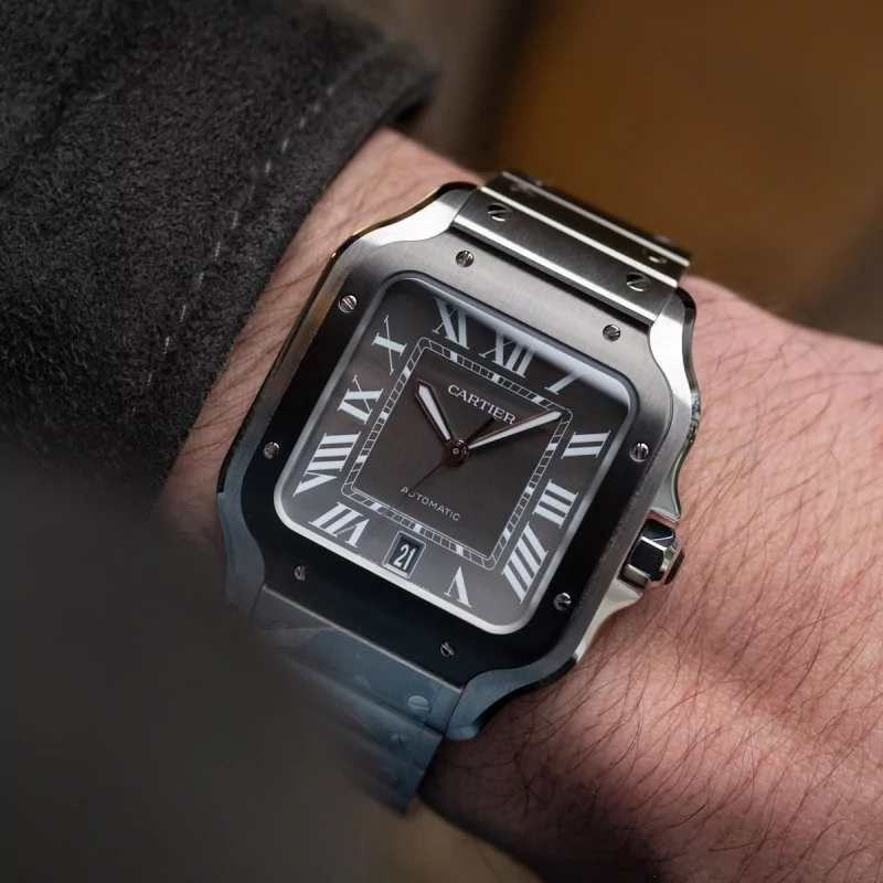 Cartier Santos WSSA0037 40mm Stainless steel Gray 6