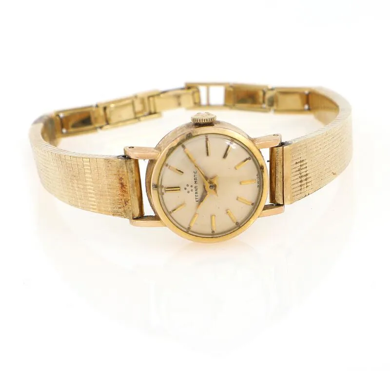 Eterna Eterna-Matic 3925086 18mm Metal and Gold-plated