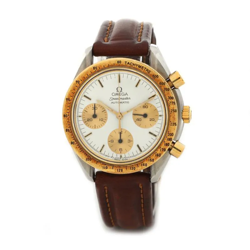 Omega Speedmaster 175.00.33 39mm Yellow gold and Stainless steel White