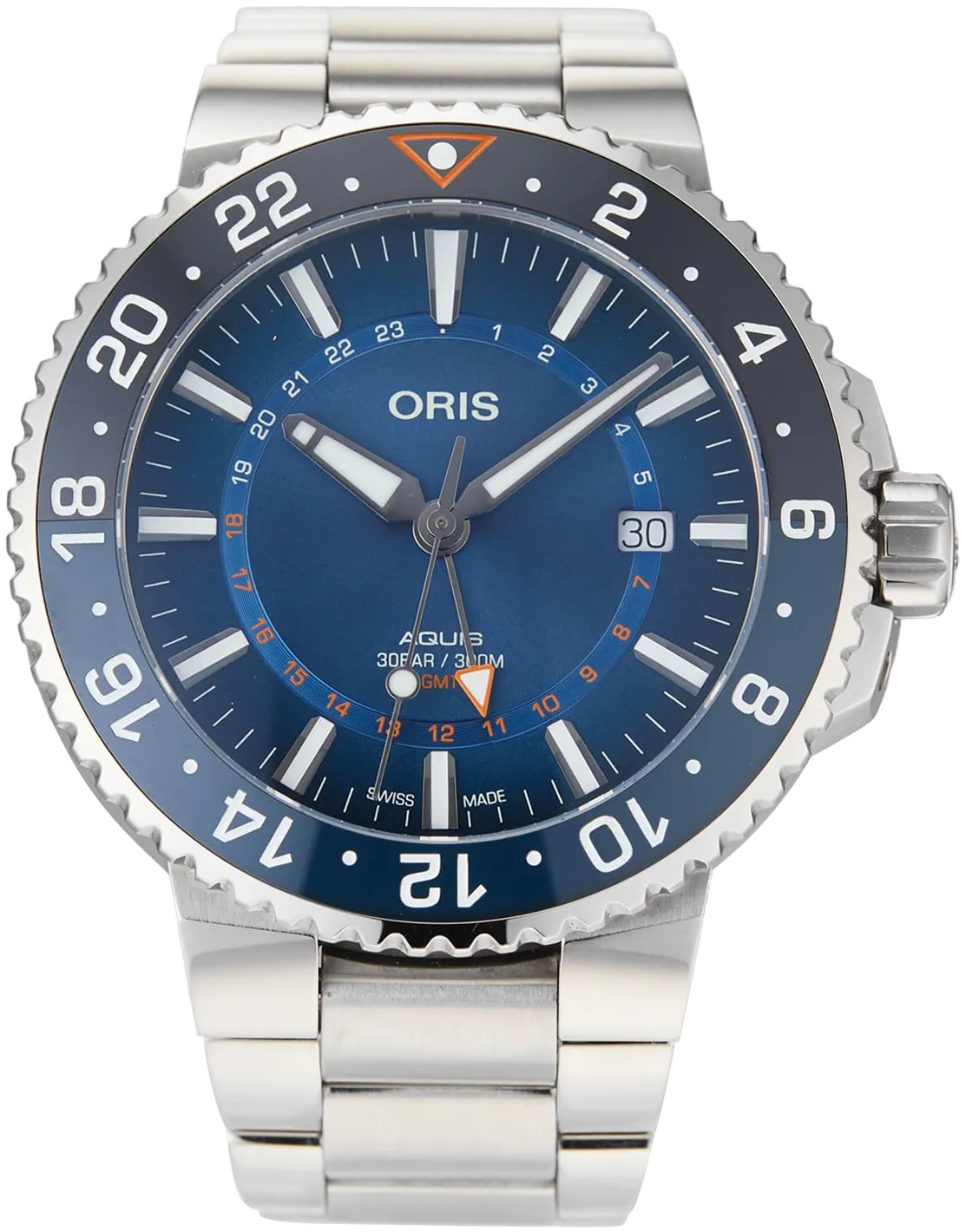 Oris Artelier Complication 01 798 7754 4185 43.5mm Stainless steel Blue