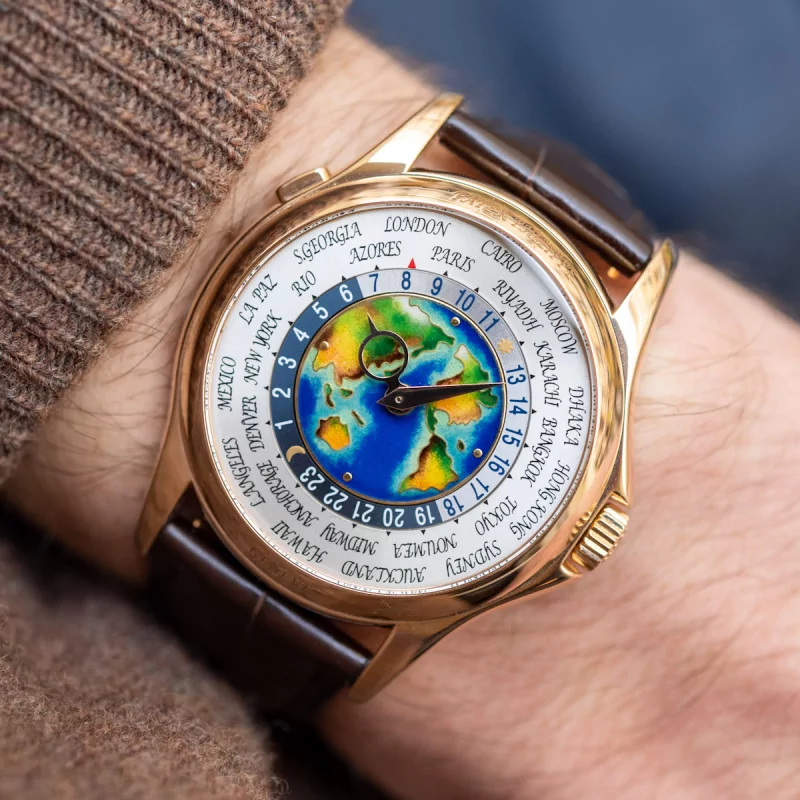 Patek Philippe World Time 5131R-001 39mm Rose gold Multi-color 8