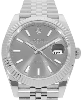 Rolex Datejust 41 126334 Yellow gold Grau