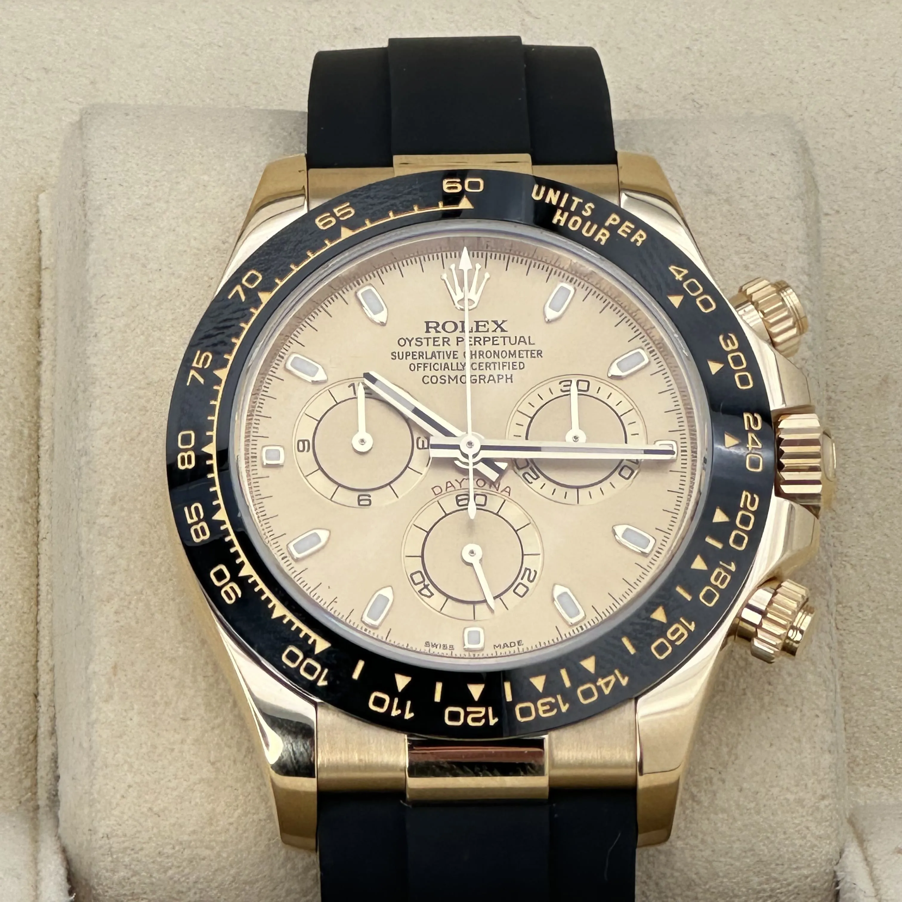 Rolex Daytona 116518LN 40mm 18k yellow gold Champaign