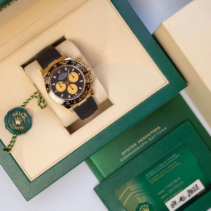 Rolex Daytona 116518LN 40mm Yellow gold Black and white 7