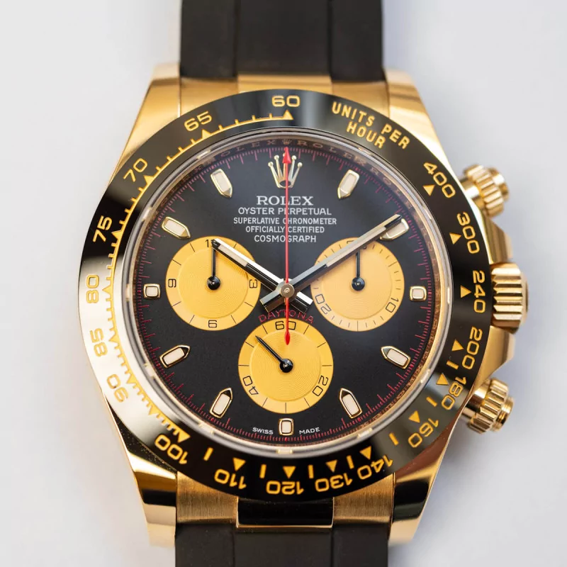 Rolex Daytona 116518LN 40mm Yellow gold Black and white 10