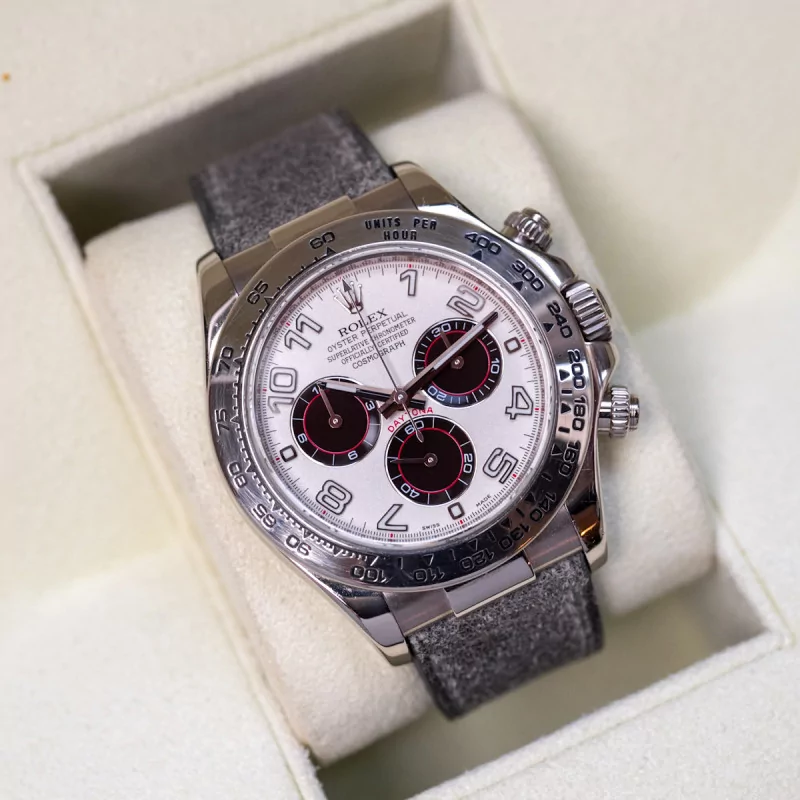 Rolex Daytona 116519 40mm White gold Black and white 8