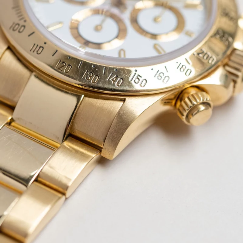 Rolex Daytona 16528 40mm Yellow gold White 3