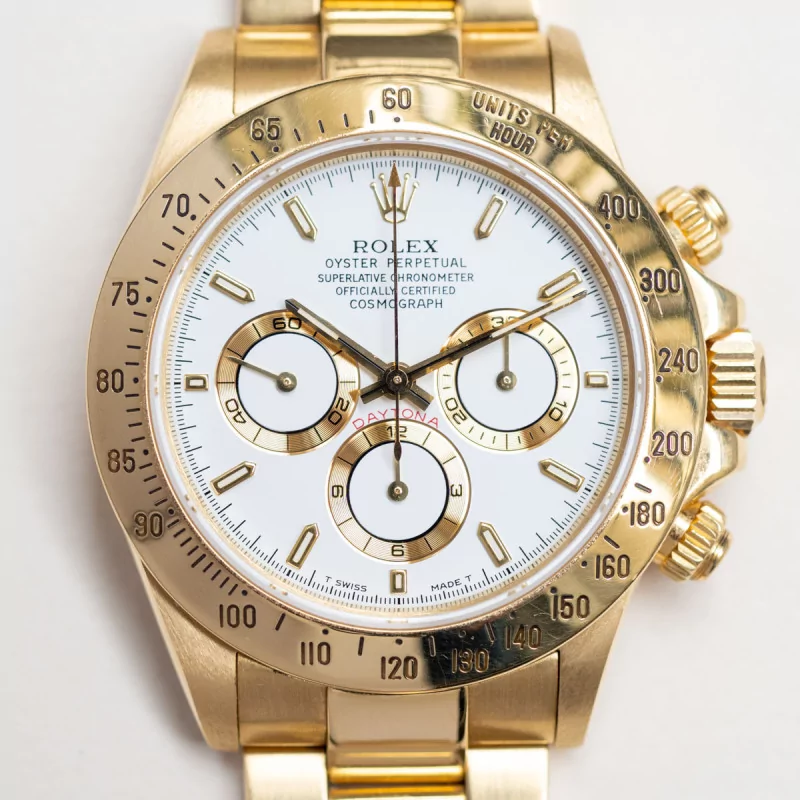 Rolex Daytona 16528 40mm Yellow gold White 7