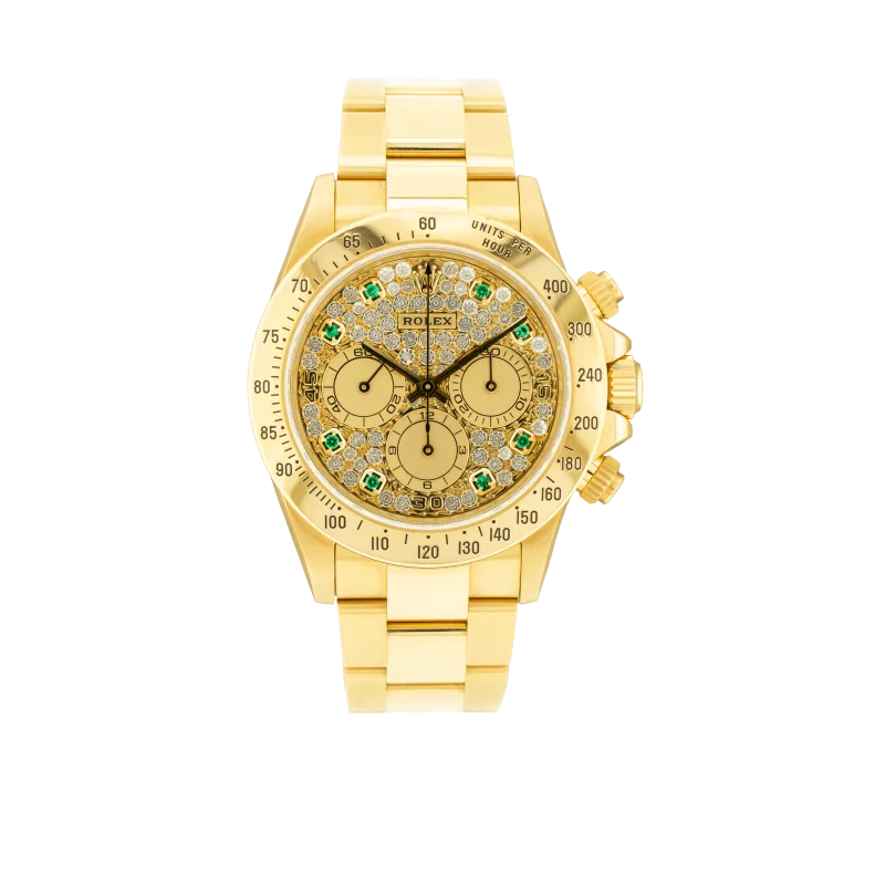 Rolex Daytona 16528 40mm Yellow gold Black