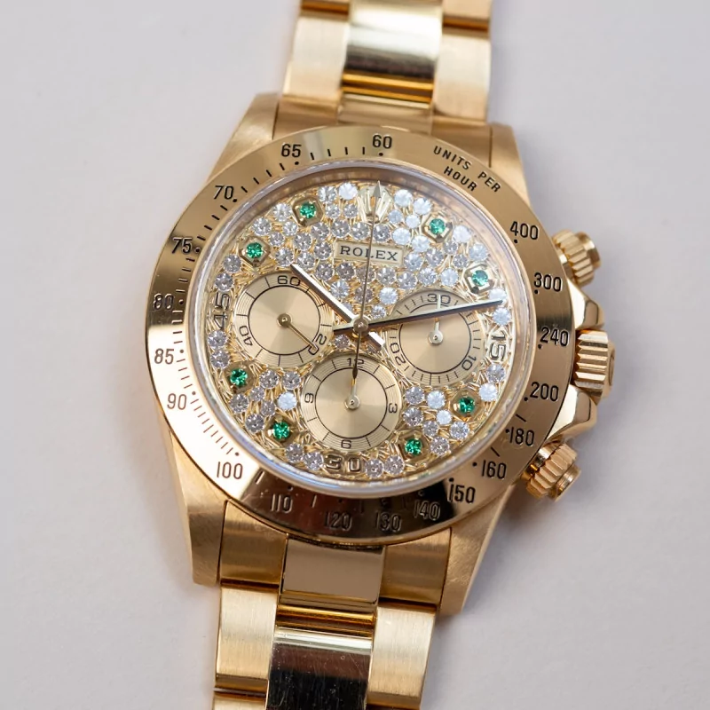 Rolex Daytona 16528 40mm Yellow gold Black 5