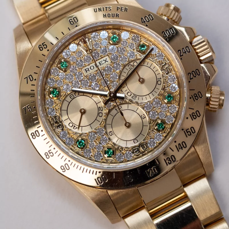 Rolex Daytona 16528 40mm Yellow gold Black 10