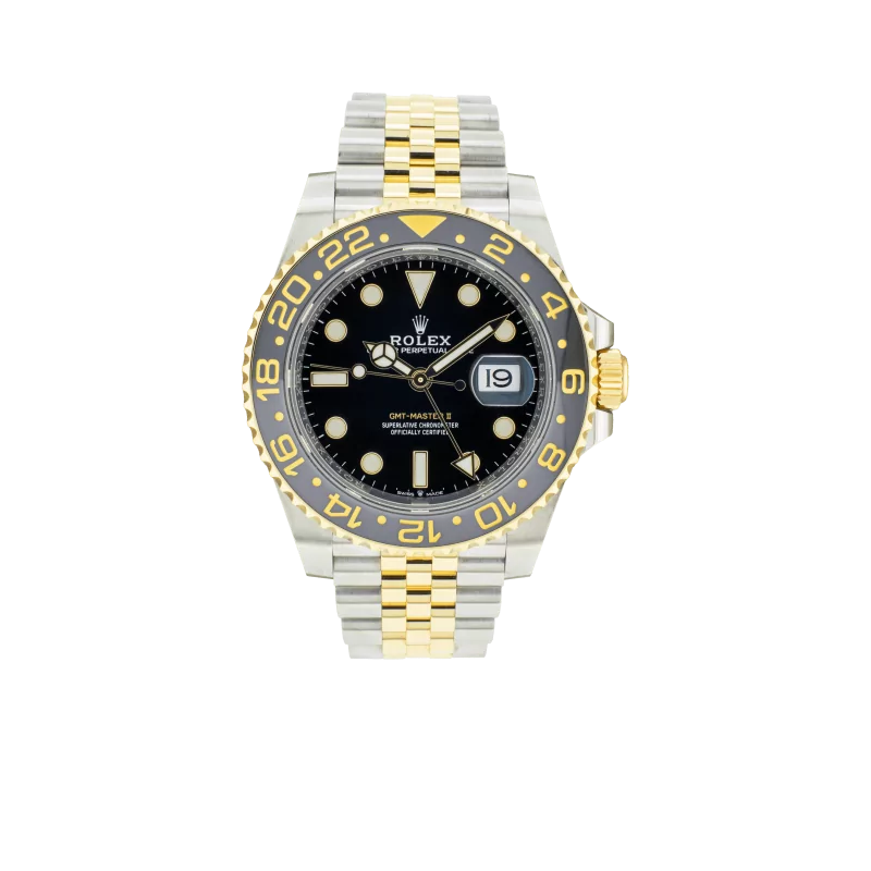 Rolex GMT-Master II 126713GRNR 40mm Yellow gold and Stainless steel Black