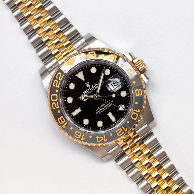 Rolex GMT-Master II 126713GRNR 40mm Yellow gold and Stainless steel Black 1