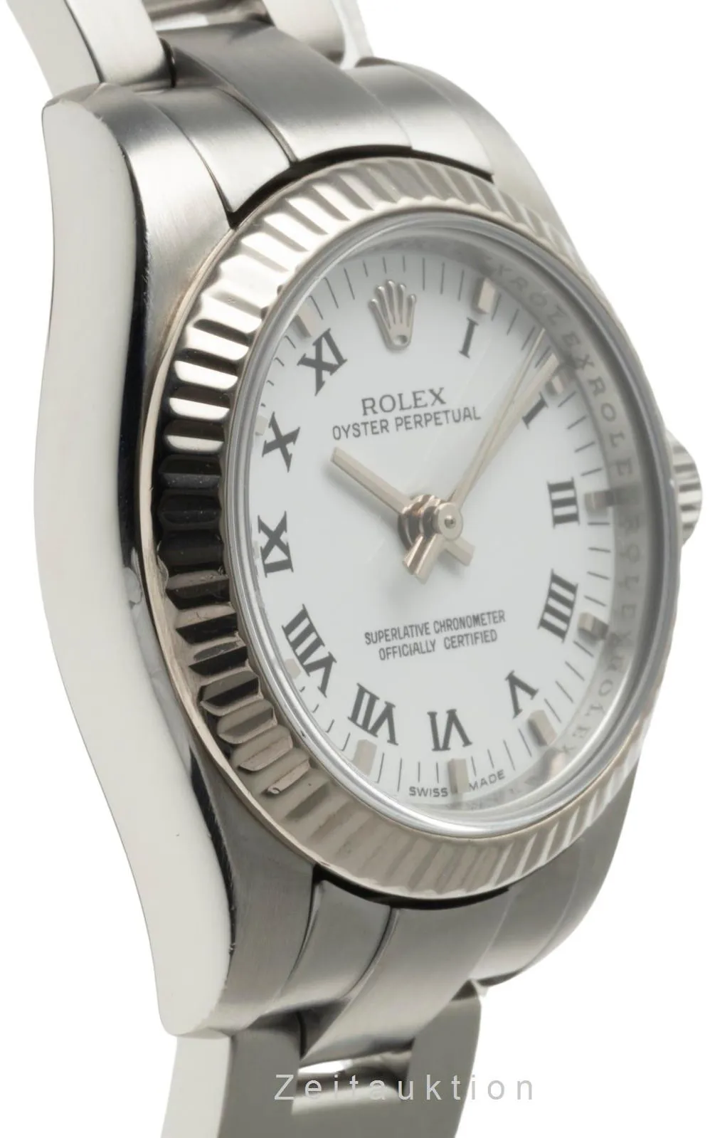 Rolex Oyster Perpetual 26 176234 26.5mm White gold and Stainless steel White 6