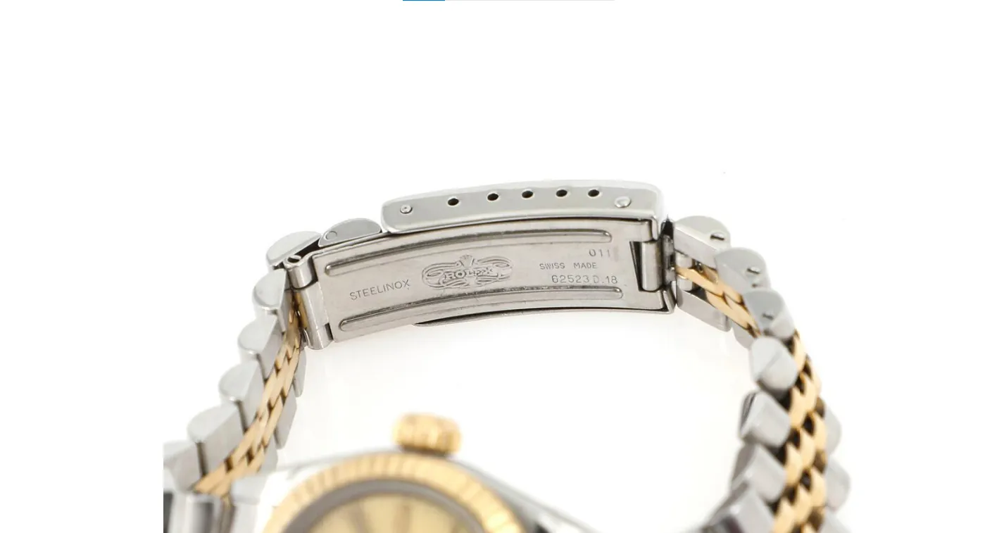 Rolex Oyster Perpetual 67193 24mm Yellow gold and Stainless steel Champagne 3